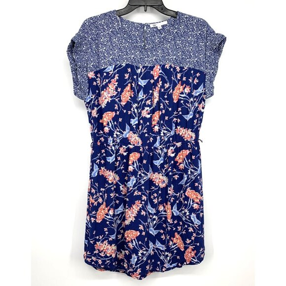 Daniel Rainn Dresses & Skirts - DR2 Dress Blue Floral Cap Sleeve Mini Lined Daniel Rainn